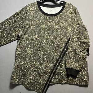 NWT Ave Leisure Womens  Size 20 Long Sleeve Sweater green